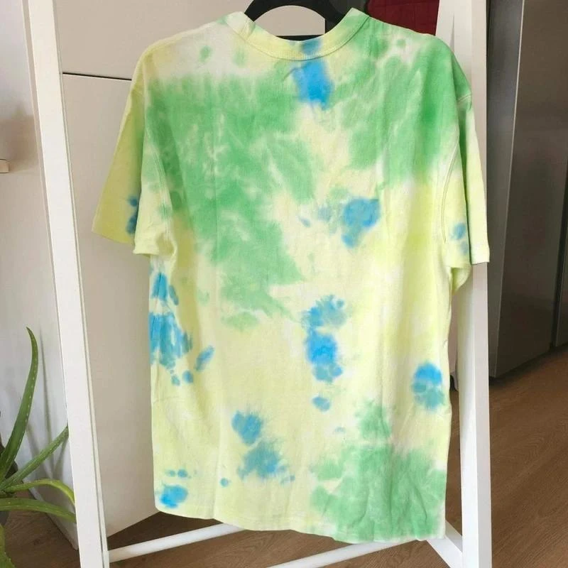 T-shirt longa tie and dye ajuste folgado unissex – photo 5